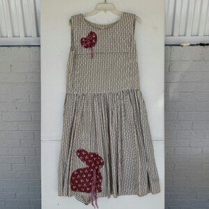 Vintage Handmade Patchwork Dress Women's Small